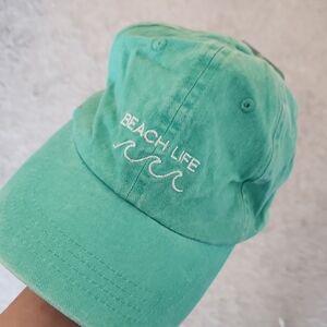 Beach Life Aqua Cap